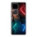 Дизайнерский силиконовый чехол для Vivo V30 5G Абстракция неон