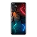 Дизайнерский силиконовый чехол для Samsung Galaxy M55 Абстракция неон