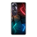 Дизайнерский силиконовый чехол для OPPO A60 Абстракция неон