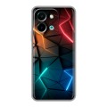 Дизайнерский силиконовый чехол для Vivo Y28 Абстракция неон