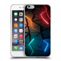 Дизайнерский силиконовый чехол для Iphone 6 Plus/6s Plus Абстракция неон