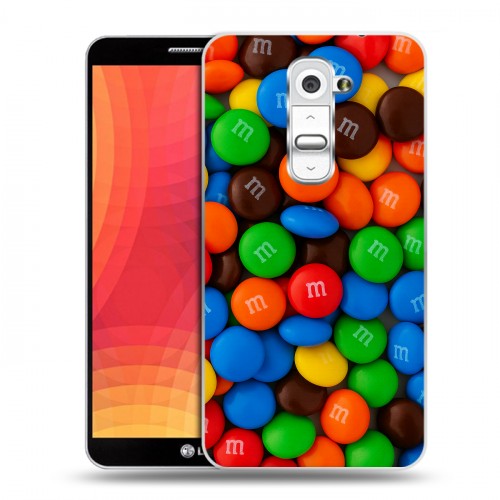 Дизайнерский пластиковый чехол для LG Optimus G2 Конфеты