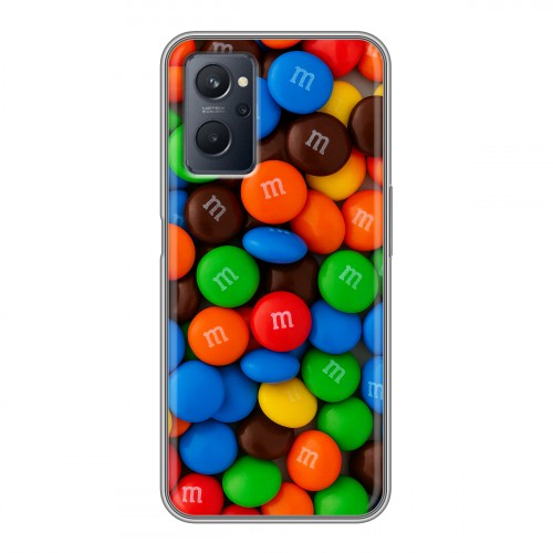 Дизайнерский силиконовый чехол для Realme 9i Конфеты