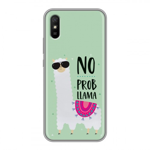 Дизайнерский силиконовый чехол для Xiaomi RedMi 9A Лама