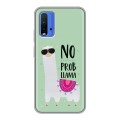 Дизайнерский силиконовый чехол для Xiaomi RedMi 9T Лама