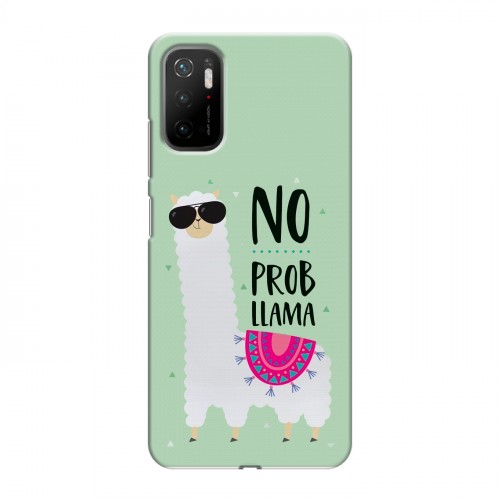 Дизайнерский силиконовый чехол для Xiaomi Poco M3 Pro Лама