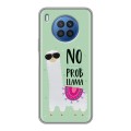 Дизайнерский силиконовый чехол для Huawei Nova 8i Лама