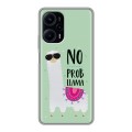 Дизайнерский силиконовый чехол для XIaomi Poco F5 Лама