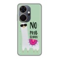 Дизайнерский силиконовый чехол для Itel P55 Plus Лама