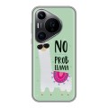 Дизайнерский силиконовый чехол для Huawei Pura 70 Pro Лама