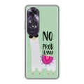 Дизайнерский пластиковый чехол для OPPO A60 Лама