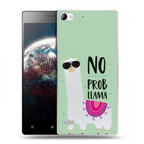 Дизайнерский пластиковый чехол для Lenovo Vibe X2 Лама