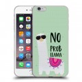 Дизайнерский силиконовый чехол для Iphone 6 Plus/6s Plus Лама