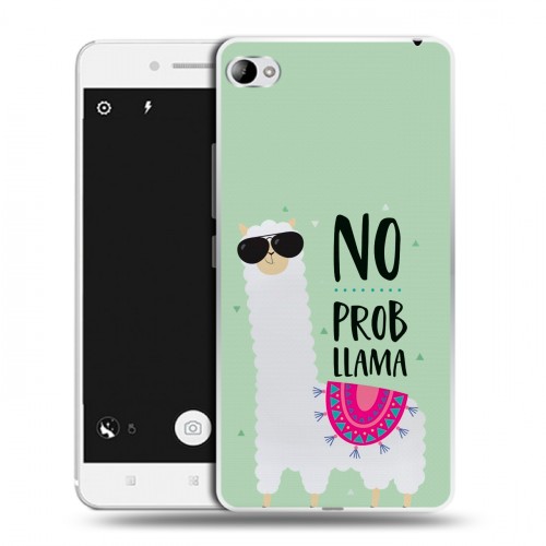 Дизайнерский пластиковый чехол для Lenovo S90 Лама