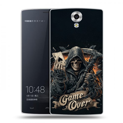 Дизайнерский силиконовый чехол для Homtom HT7 Скелет карты