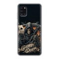 Дизайнерский силиконовый чехол для Samsung Galaxy A31 Скелет карты