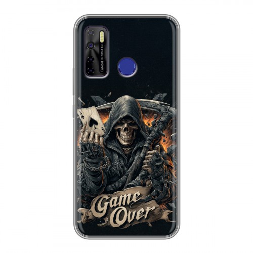 Дизайнерский силиконовый чехол для Tecno Camon 15 Скелет карты