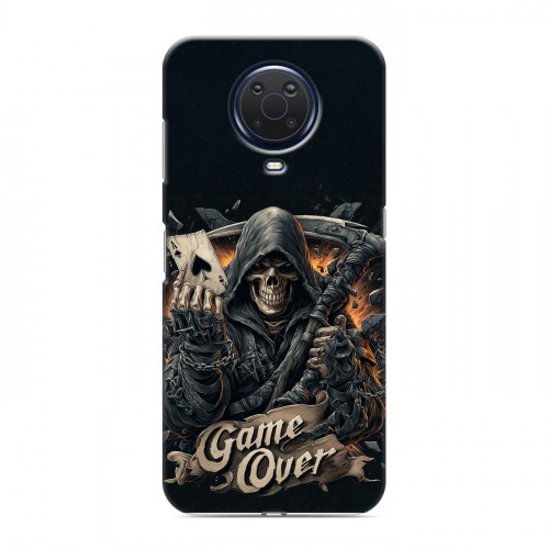 Дизайнерский силиконовый чехол для Nokia G20 Скелет карты