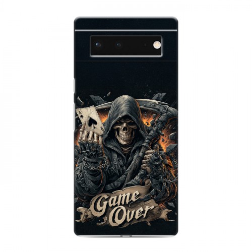 Дизайнерский силиконовый чехол для Google Pixel 6 Скелет карты