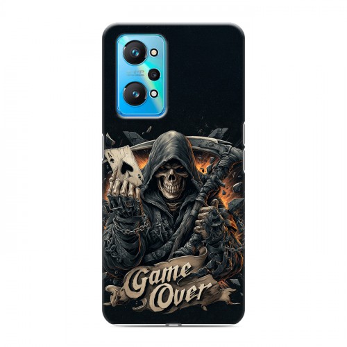 Дизайнерский силиконовый чехол для Realme GT Neo 2 Скелет карты