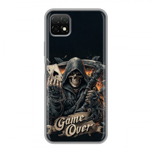 Дизайнерский силиконовый чехол для Wiko T3 Скелет карты