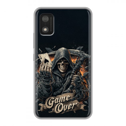 Дизайнерский силиконовый чехол для Itel A17 Скелет карты