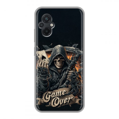 Дизайнерский силиконовый чехол для Xiaomi Poco M5 Скелет карты