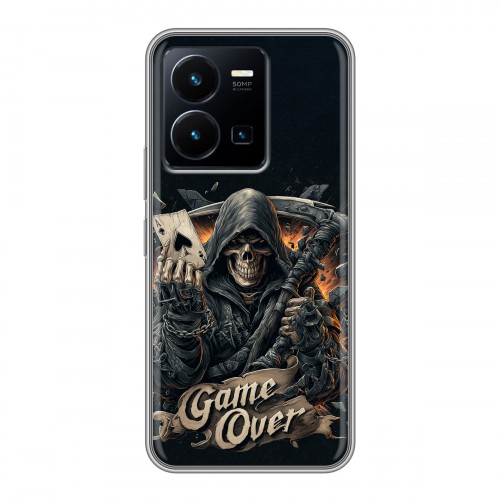 Дизайнерский силиконовый чехол для Vivo Y35 Скелет карты