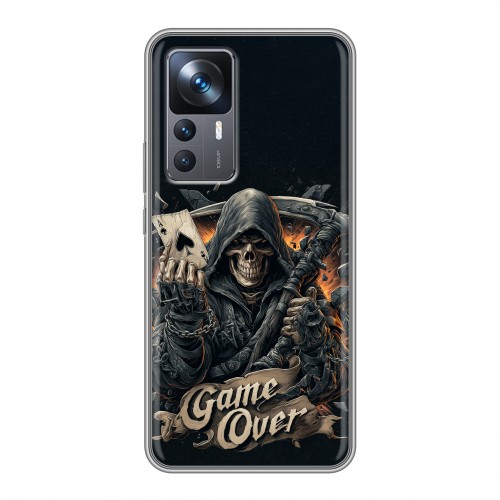 Дизайнерский силиконовый чехол для Xiaomi 12T Скелет карты