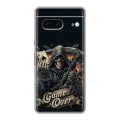 Дизайнерский силиконовый чехол для Google Pixel 7 Скелет карты