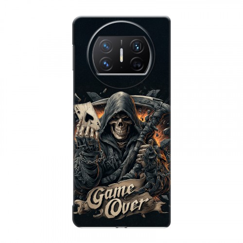 Дизайнерский пластиковый чехол для Huawei Mate X3 Скелет карты