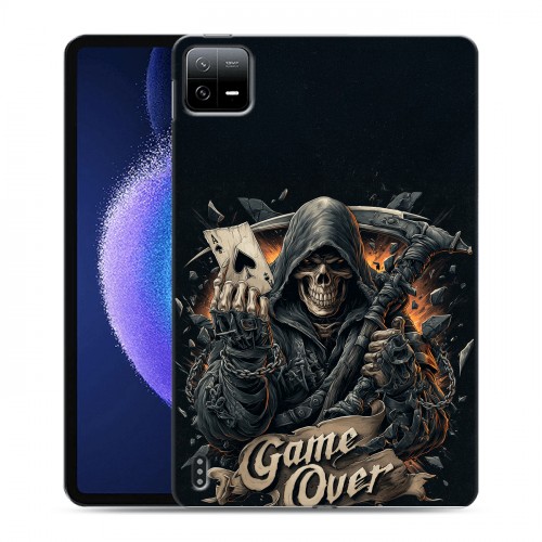 Дизайнерский силиконовый чехол для Xiaomi Pad 6 Скелет карты