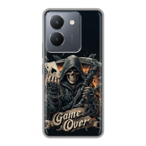 Дизайнерский силиконовый чехол для Vivo Y36 Скелет карты