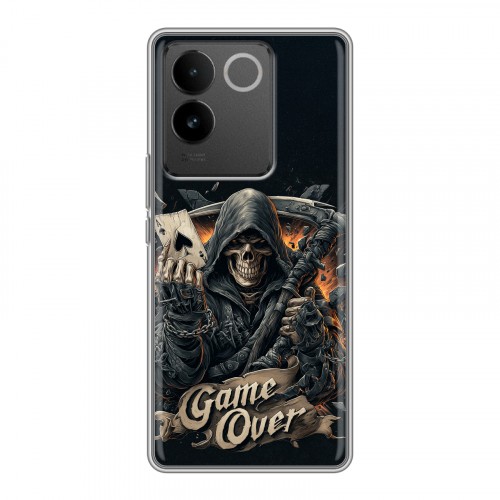 Дизайнерский силиконовый чехол для Vivo S17e Скелет карты