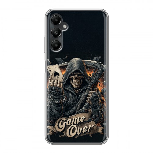 Дизайнерский силиконовый чехол для Samsung Galaxy A05s Скелет карты