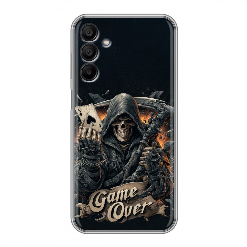 Дизайнерский силиконовый чехол для Samsung Galaxy A15 Скелет карты