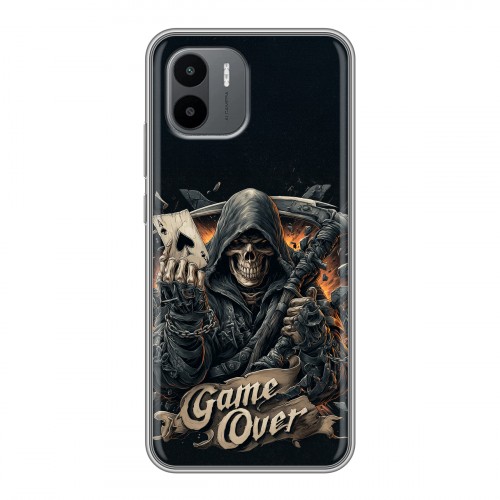 Дизайнерский силиконовый чехол для Xiaomi Redmi A2 Скелет карты