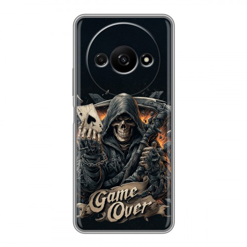 Дизайнерский силиконовый чехол для Xiaomi RedMi A3 Скелет карты