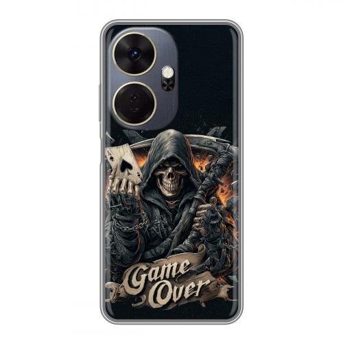 Дизайнерский силиконовый чехол для Itel P55 Plus Скелет карты