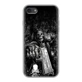 Дизайнерский силиконовый чехол для Iphone 7 Скелет