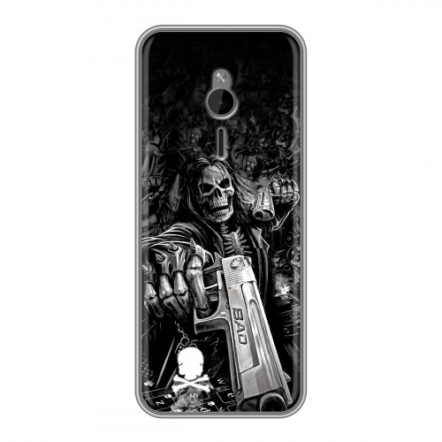 Дизайнерский силиконовый чехол для Nokia 230 Скелет