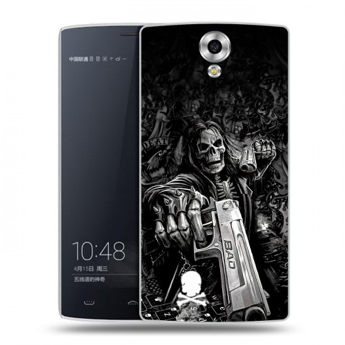Дизайнерский силиконовый чехол для Homtom HT7 Скелет