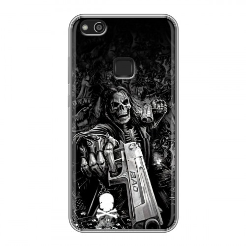 Дизайнерский силиконовый чехол для Huawei P10 Lite Скелет