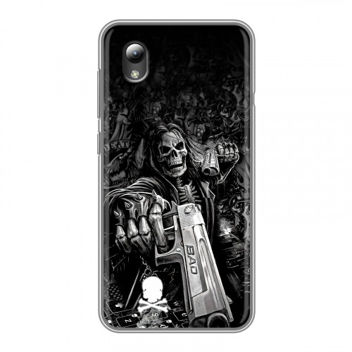Дизайнерский силиконовый чехол для ZTE Blade A3 (2019) Скелет
