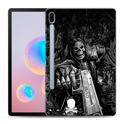 Дизайнерский силиконовый чехол для Samsung Galaxy Tab S6 Скелет