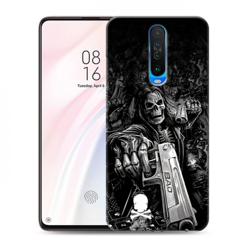 Дизайнерский пластиковый чехол для Xiaomi RedMi K30 Скелет
