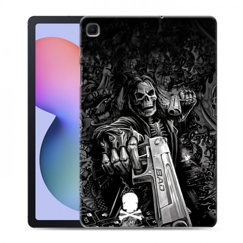 Дизайнерский силиконовый чехол для Samsung Galaxy Tab S6 Lite Скелет