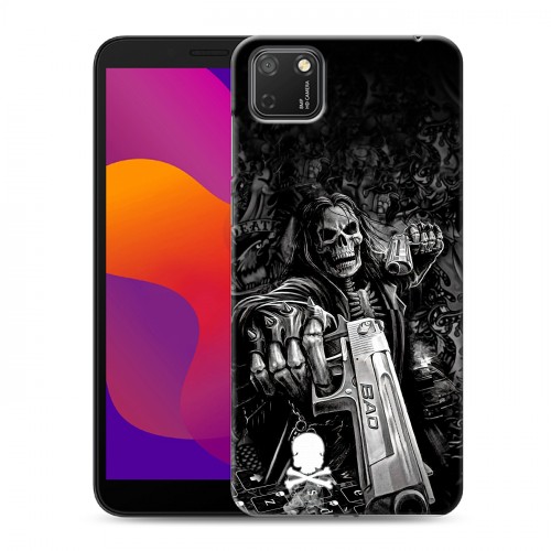 Дизайнерский силиконовый чехол для Huawei Honor 9S Скелет