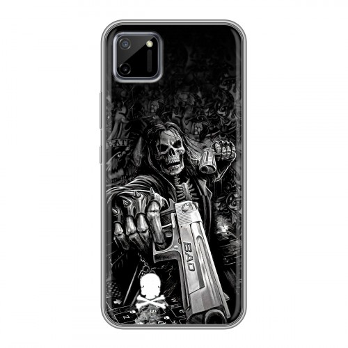 Дизайнерский силиконовый чехол для Realme C11 Скелет