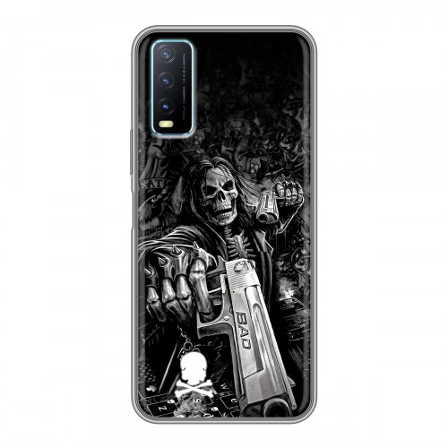 Дизайнерский силиконовый чехол для Vivo Y20 Скелет